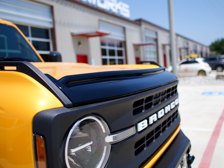 Ford Bronco Hood Deflector - Gloss Black